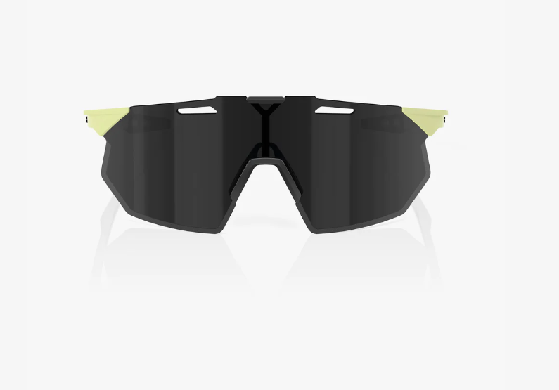100% Hypercraft SQ Soft Tact Glow Sunglasses Black Mirror Lens cycling eyewear
