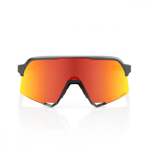 100% S3 Matte Gunmetal Sunglasses, HiPER Mirror