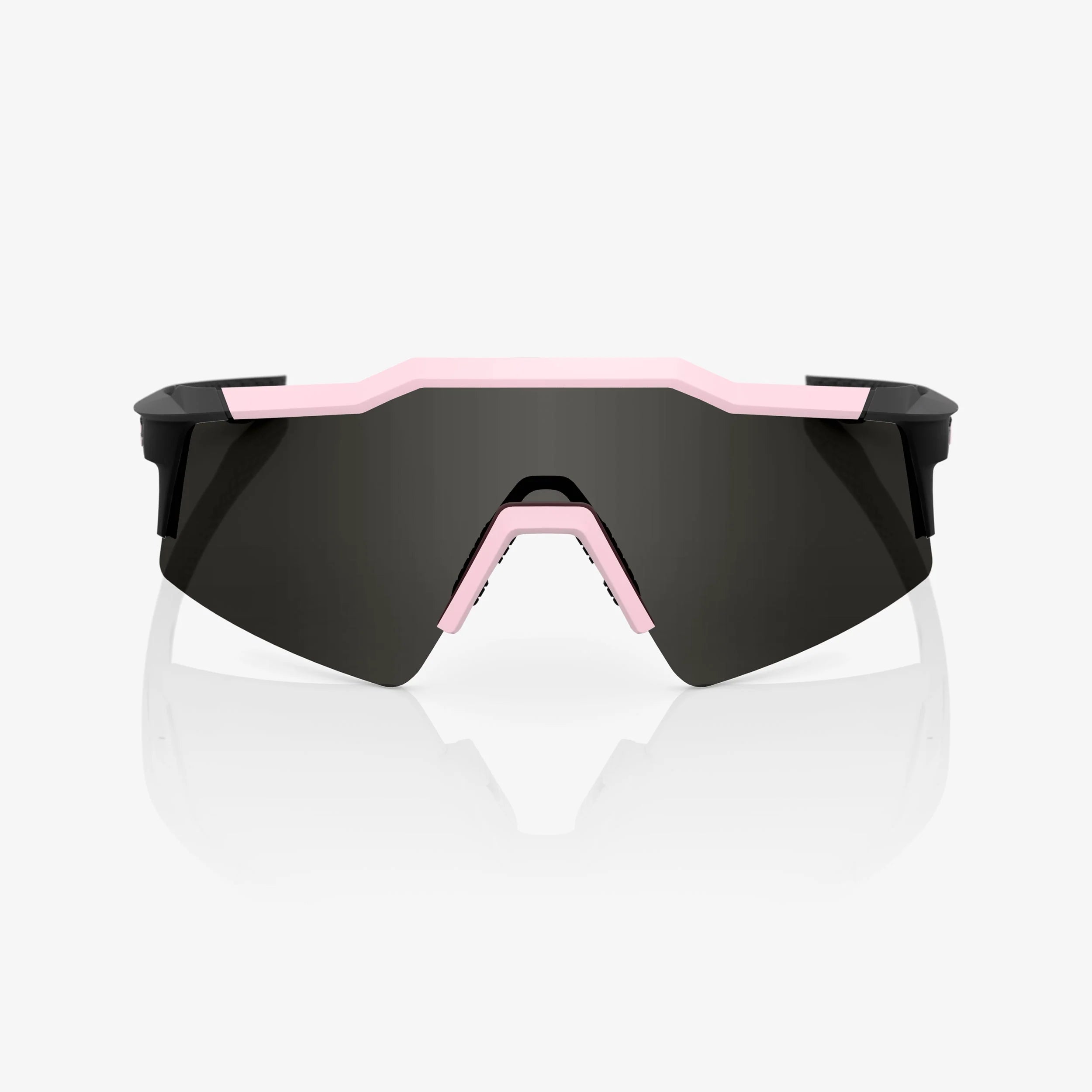 100% Speedcraft SL Soft Tact Desert Pink Sunglasses Smoke Lens cycling eyewear