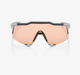 100% Speedcraft Soft Tact Stone Grey Sunglasses - HiPER Coral
