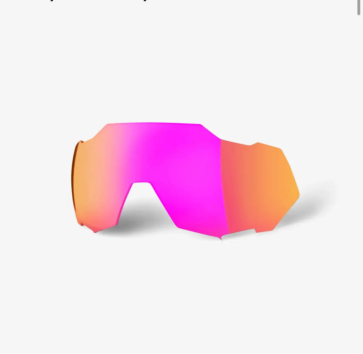 100% Speedtrap replacement lens for cycling sunglasses with UV protection and clarity