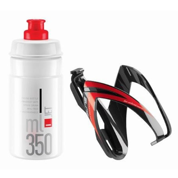 Elite Kit Ceo Kids Water Bottle / Cage Kit, 350ml - Color Options