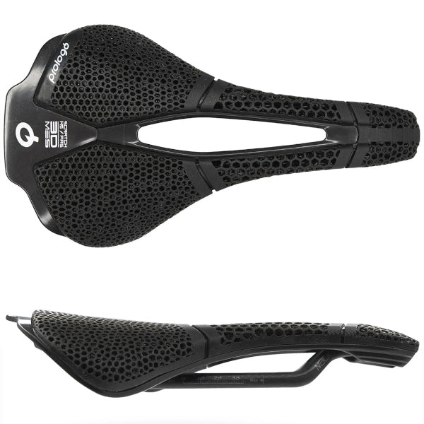 “Prologo Scratch M5 PAS 3DMSS 3D printed saddle with Nack rails – 140mm road bike saddle”