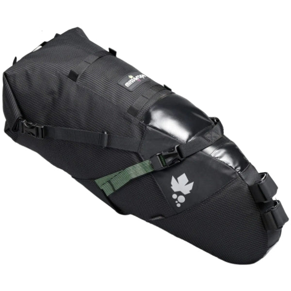 Miss Grape Cluster 20 Waterproof 18.6L Saddle Bag – Black