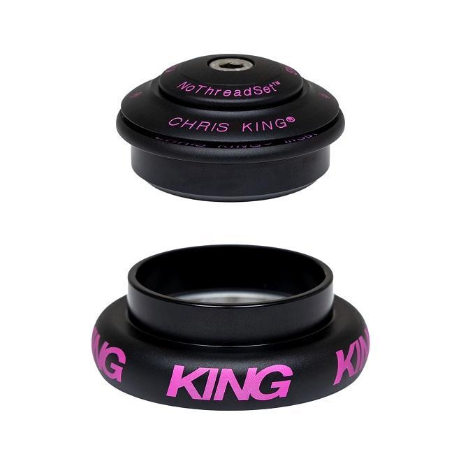 Chris King InSet 7 Tapered Headset - Options - Two Tone Black Punch