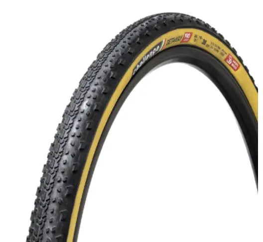 Challenge Getaway Pro TLR gravel tire 700c handmade tubeless ready clincher tire for mixed terrain adventure bikes