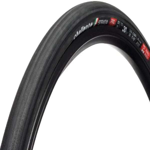 Challenge Strada Pro clincher tire 700c handmade high TPI road bike tire with superior grip and smooth performance