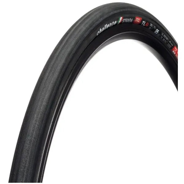 Challenge Strada Pro TLR clincher tire 700c tubeless ready handmade road bike tire with high TPI casing and superior grip