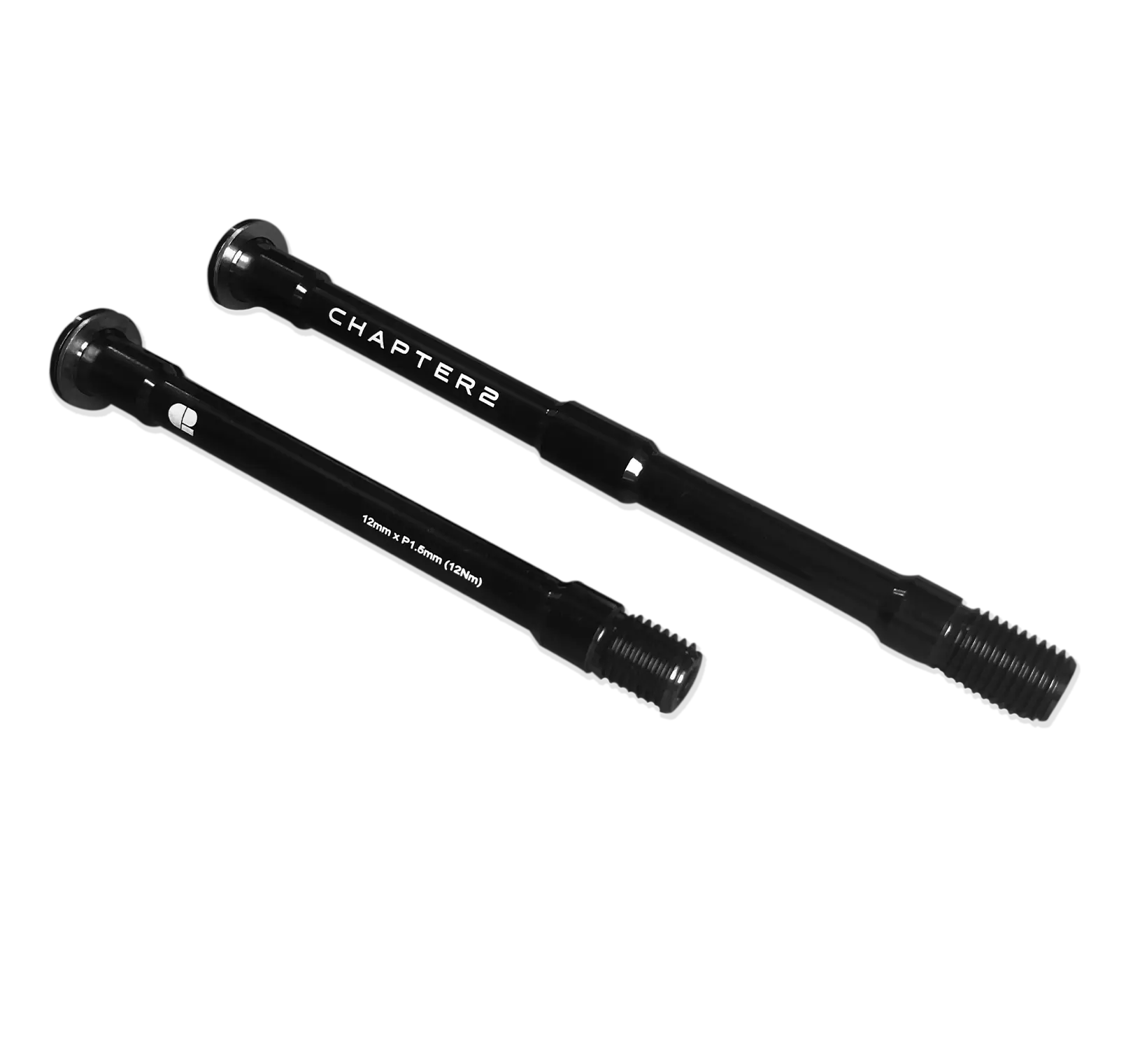 Chapter2 Bolt Type Front and Rear 12mm Thru Axle set – genuine lightweight replacement axles for Chapter2 road and gravel bikes