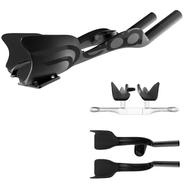 Deda Jet TT carbon handlebar extensions black 31.7mm aero time trial and triathlon bike bars