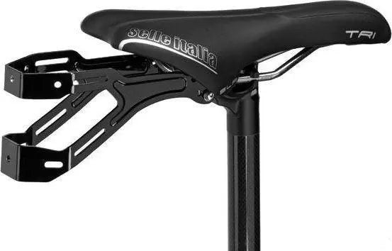 Elite Skekane rear saddle mount dual bottle cages for triathlon bikes