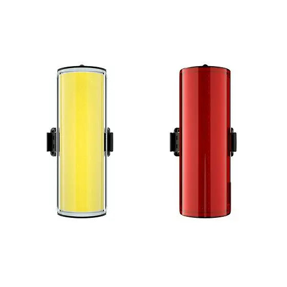 Knog Big Cobber LED bicycle light set front and rear USB rechargeable waterproof 330 degree wide beam cycling lights