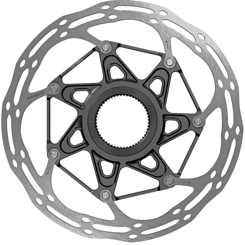 SRAM CenterLine disc brake rotor smooth quiet braking consistent performance for road MTB gravel bikes