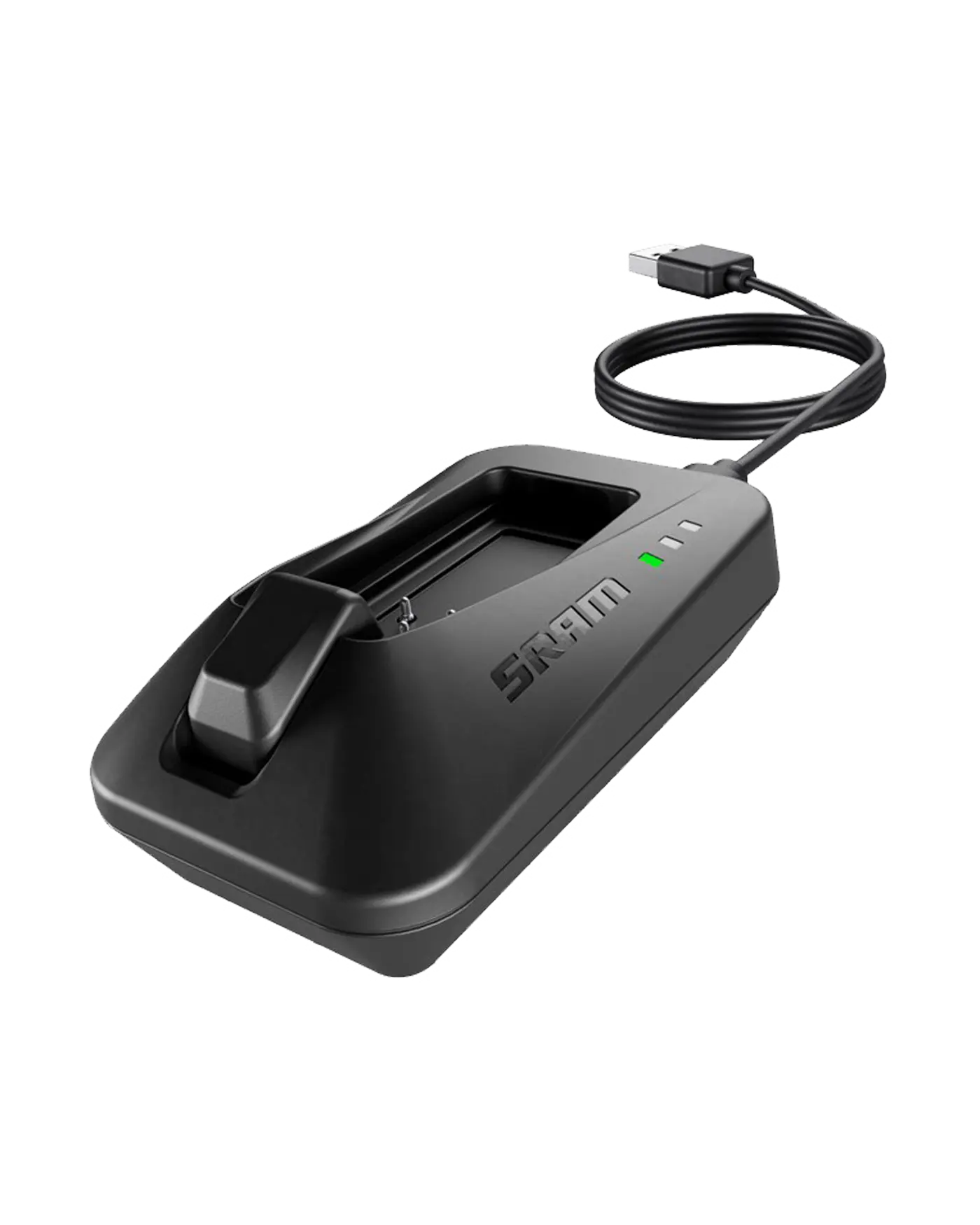 SRAM eTap AXS battery charger compact fast charging unit for wireless drivetrain batteries