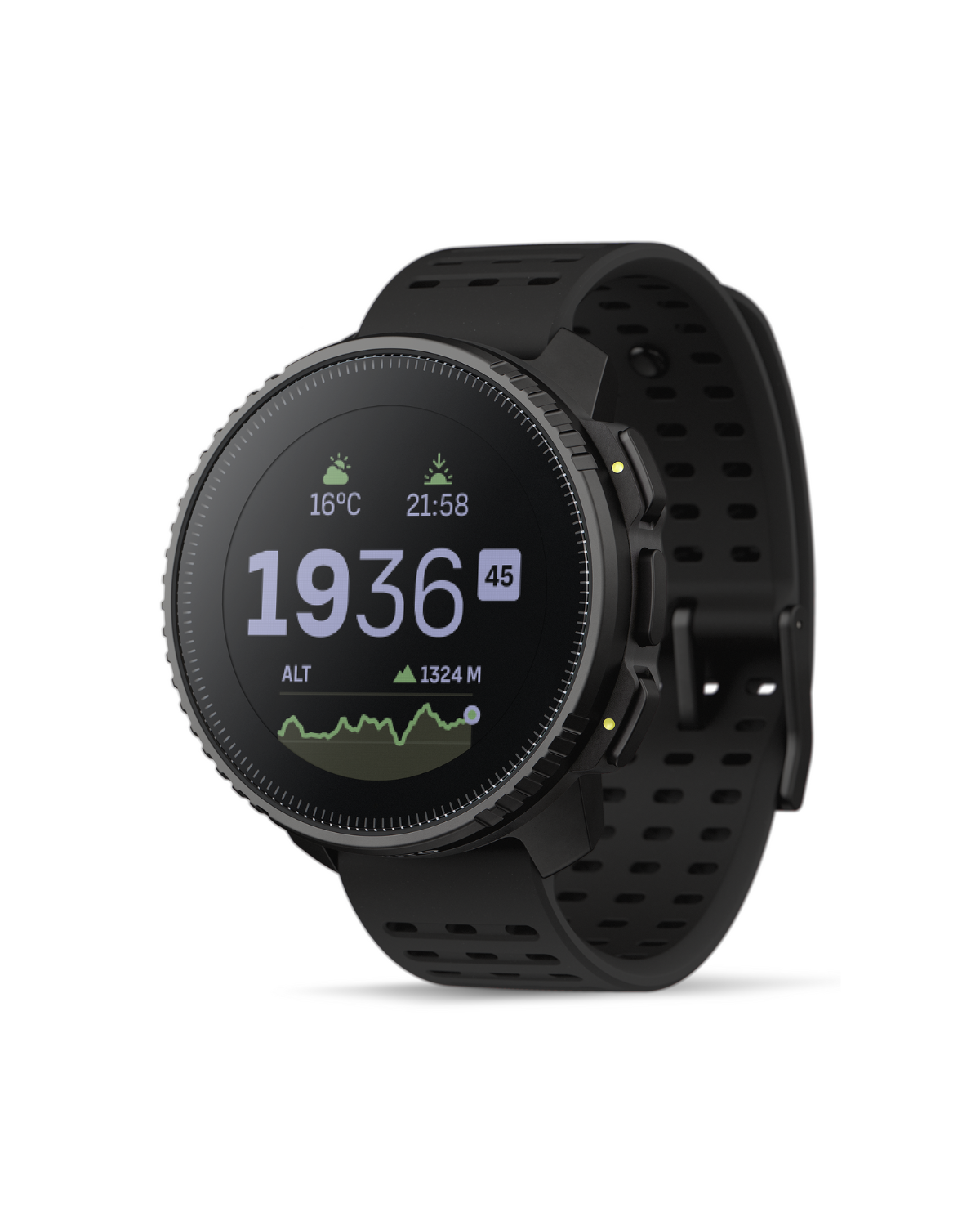 Suunto Vertical Sports Watch with GPS navigation, solar charging, and durable outdoor design for cycling and fitness tracking