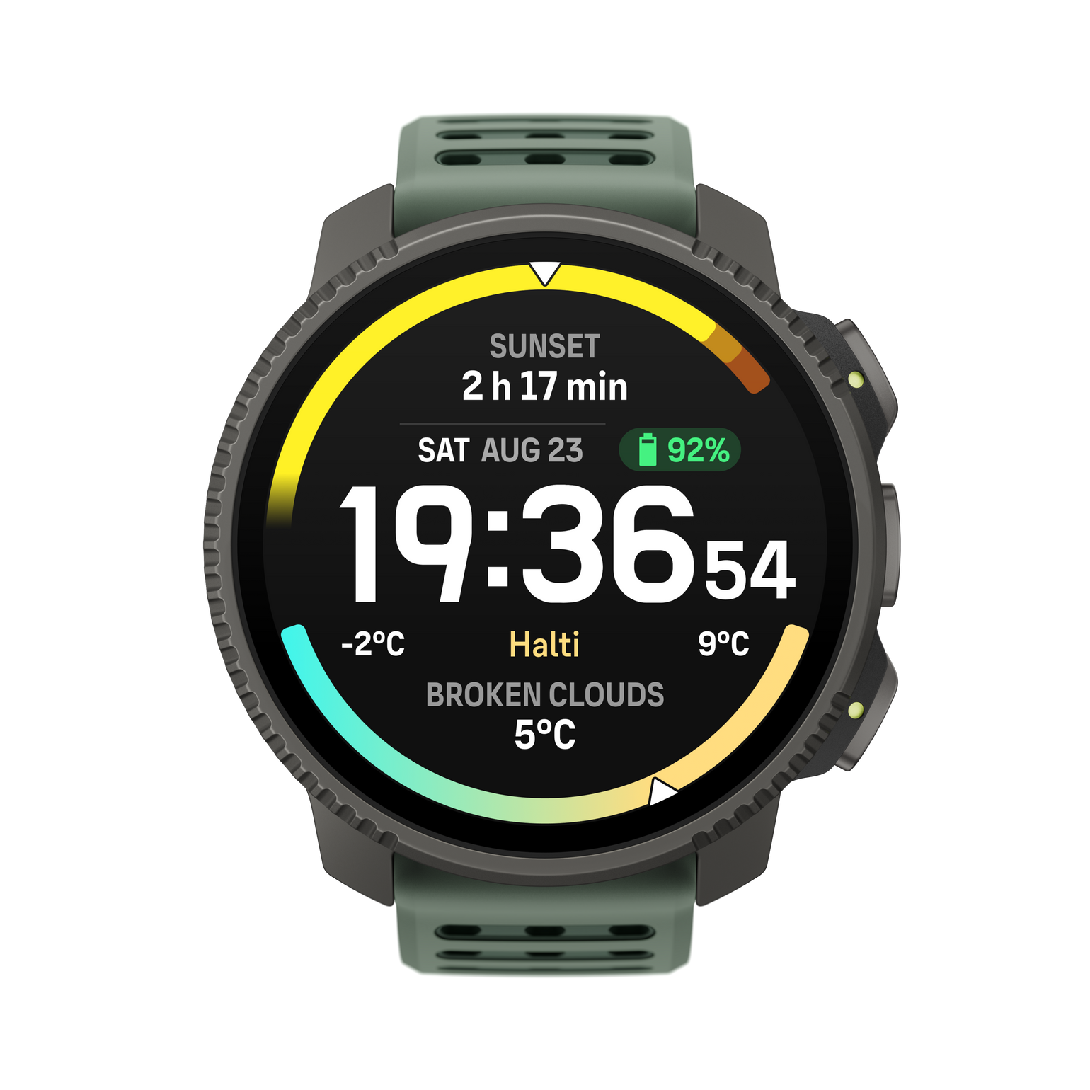 Suunto Vertical 2 Sports Watch with solar power, GPS navigation, and rugged outdoor design for cycling and endurance athletes