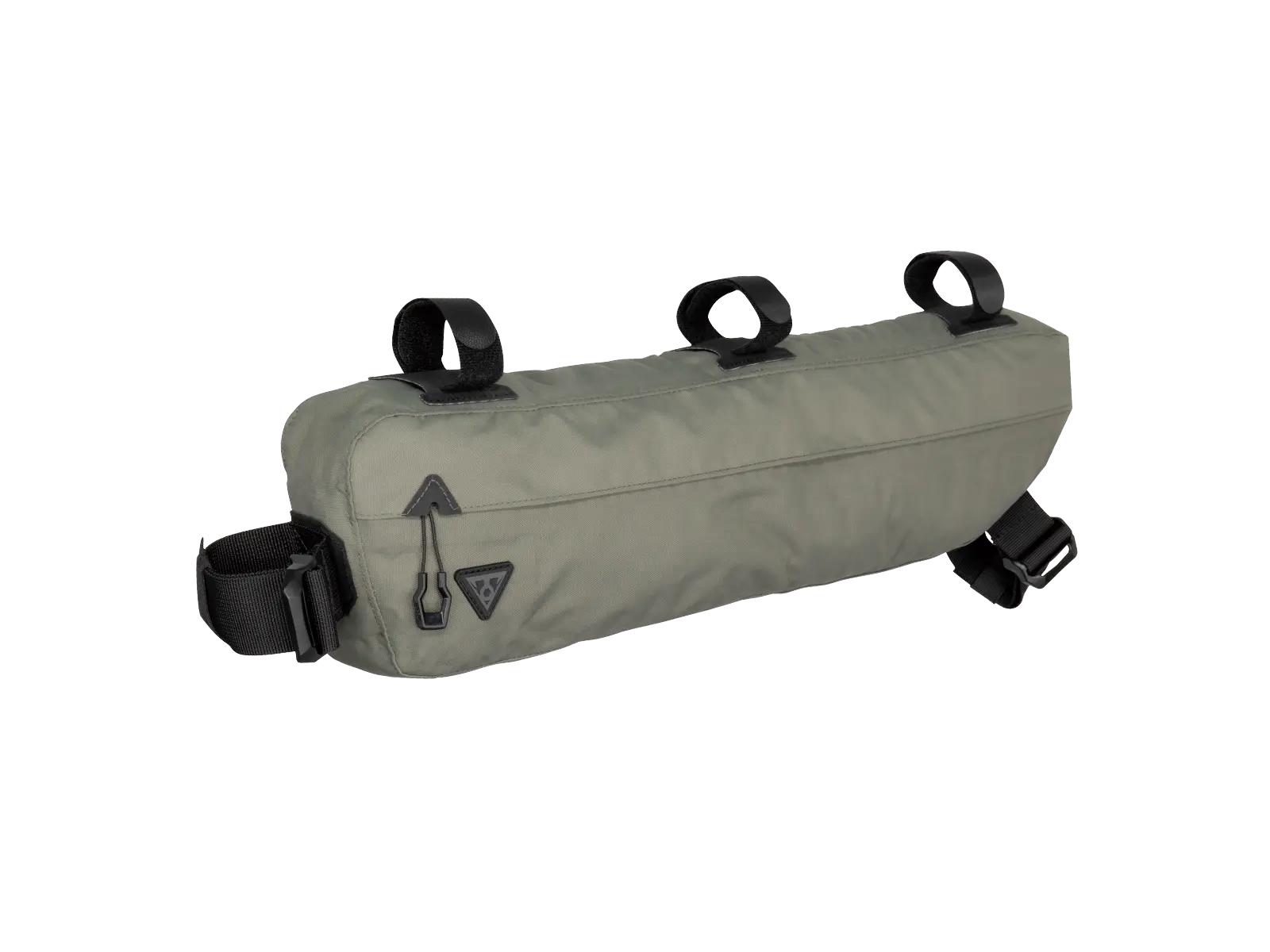 Topeak Midloader frame bag 6L green durable lightweight bikepacking bag mounted inside bicycle frame