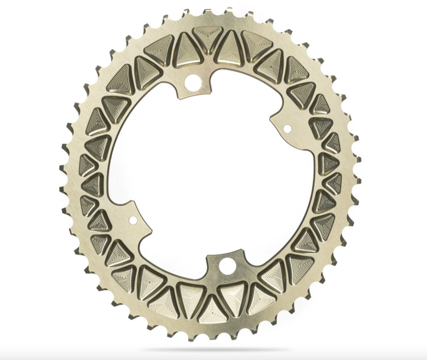 110/4 BCD / 46t Champagne Absolute Black Sub Compact Chainring - Options