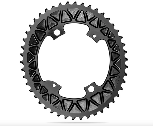 110/4 BCD / 48t Black Absolute Black Sub Compact Chainring - Options