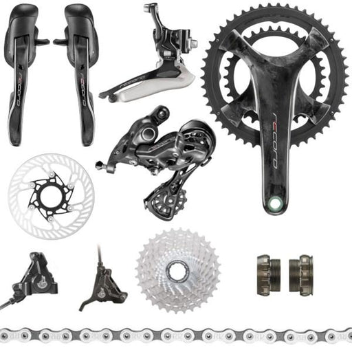 165mm / 50-34t / 11-29t Campagnolo Record 12 Speed Disc Brake Groupset