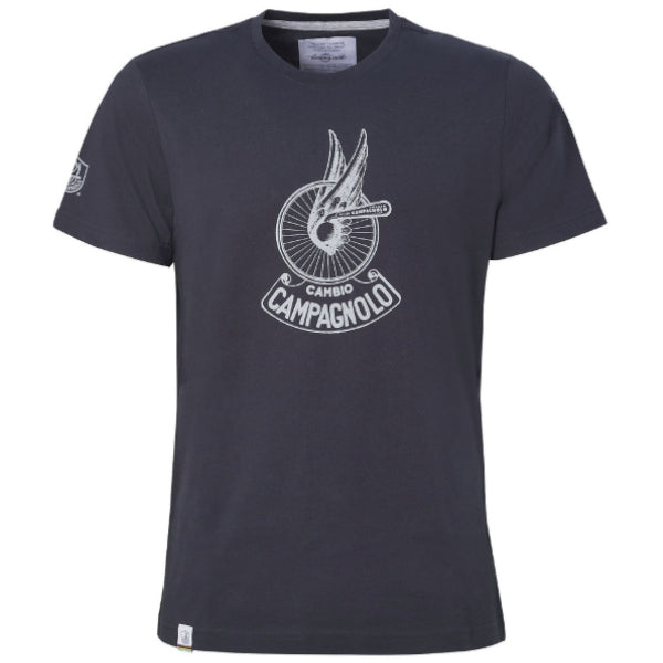 Campagnolo Sportswear winged T-shirt iconic winged wheel Italian cycling tee