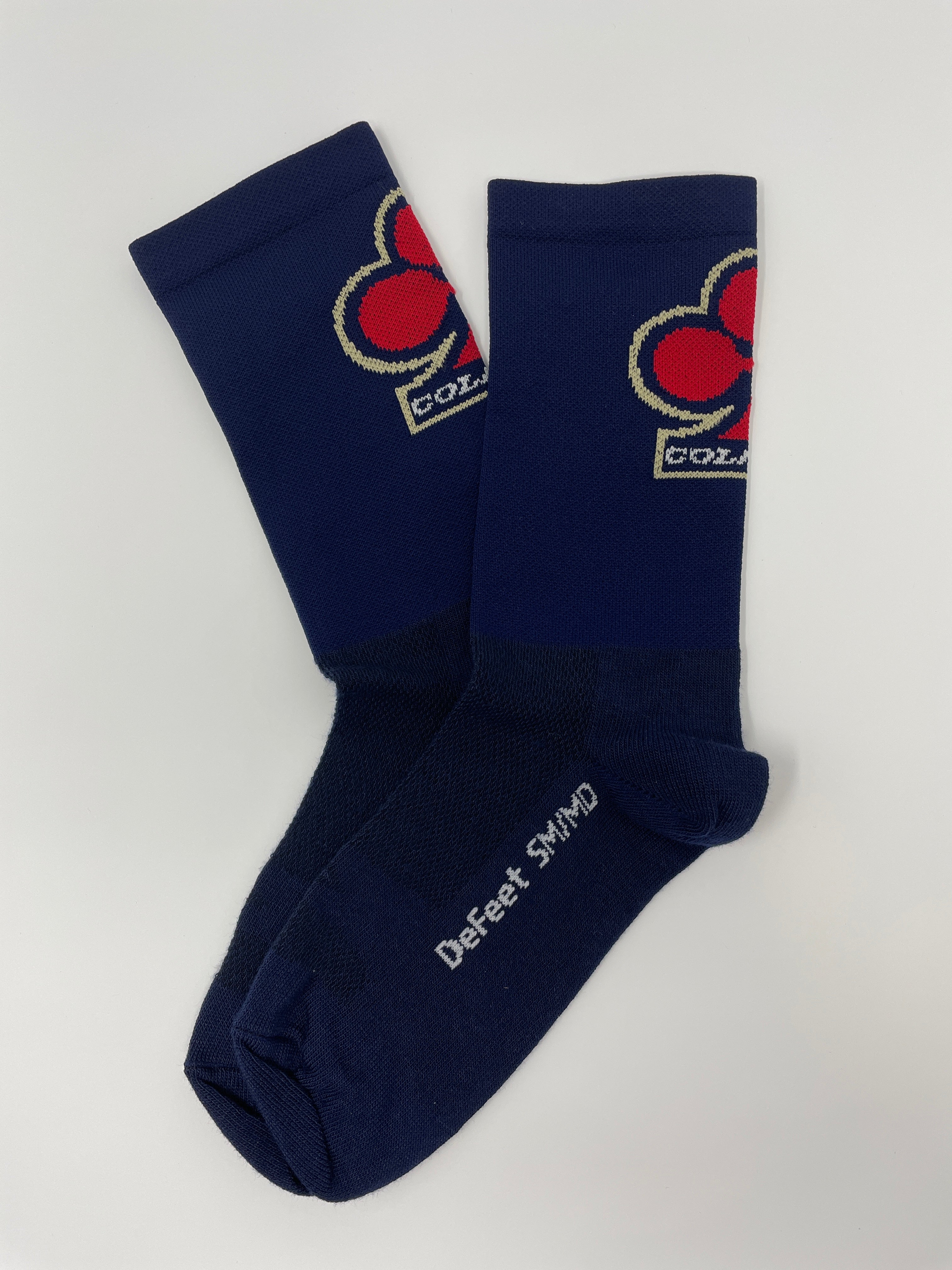 Colnago Short Ankle 7cm Cycling Socks Navy Blue S/M breathable lightweight performance bike socks