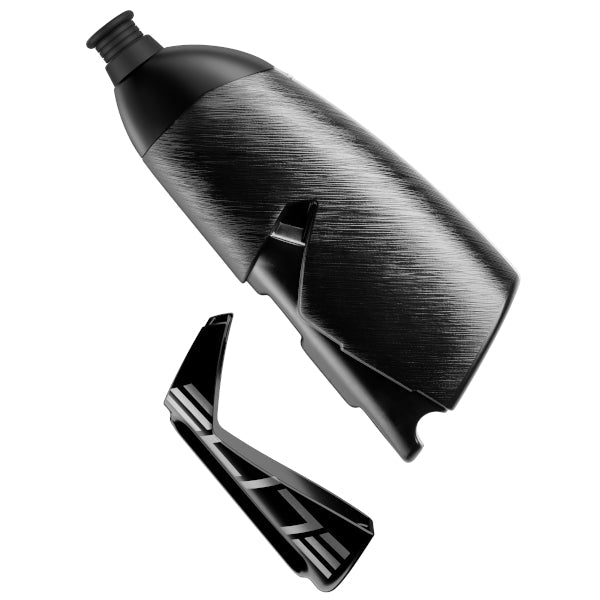 Elite Crono CX fiberglass 500ml aero water bottle with cage time trial kit