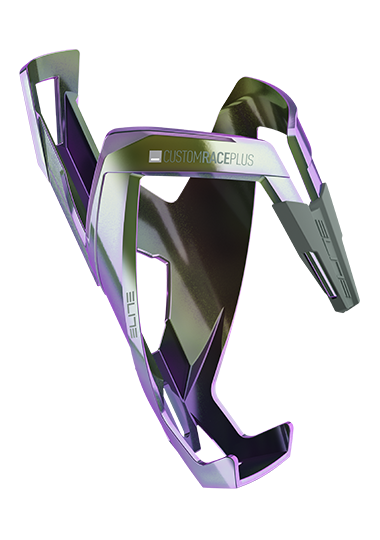 Elite Custom Race Plus shiny water bottle cage lightweight pro cycling holder