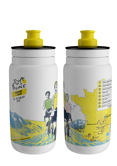 Elite Fly Tour de France Women 2023 Edition 550ml lightweight cycling water bottle