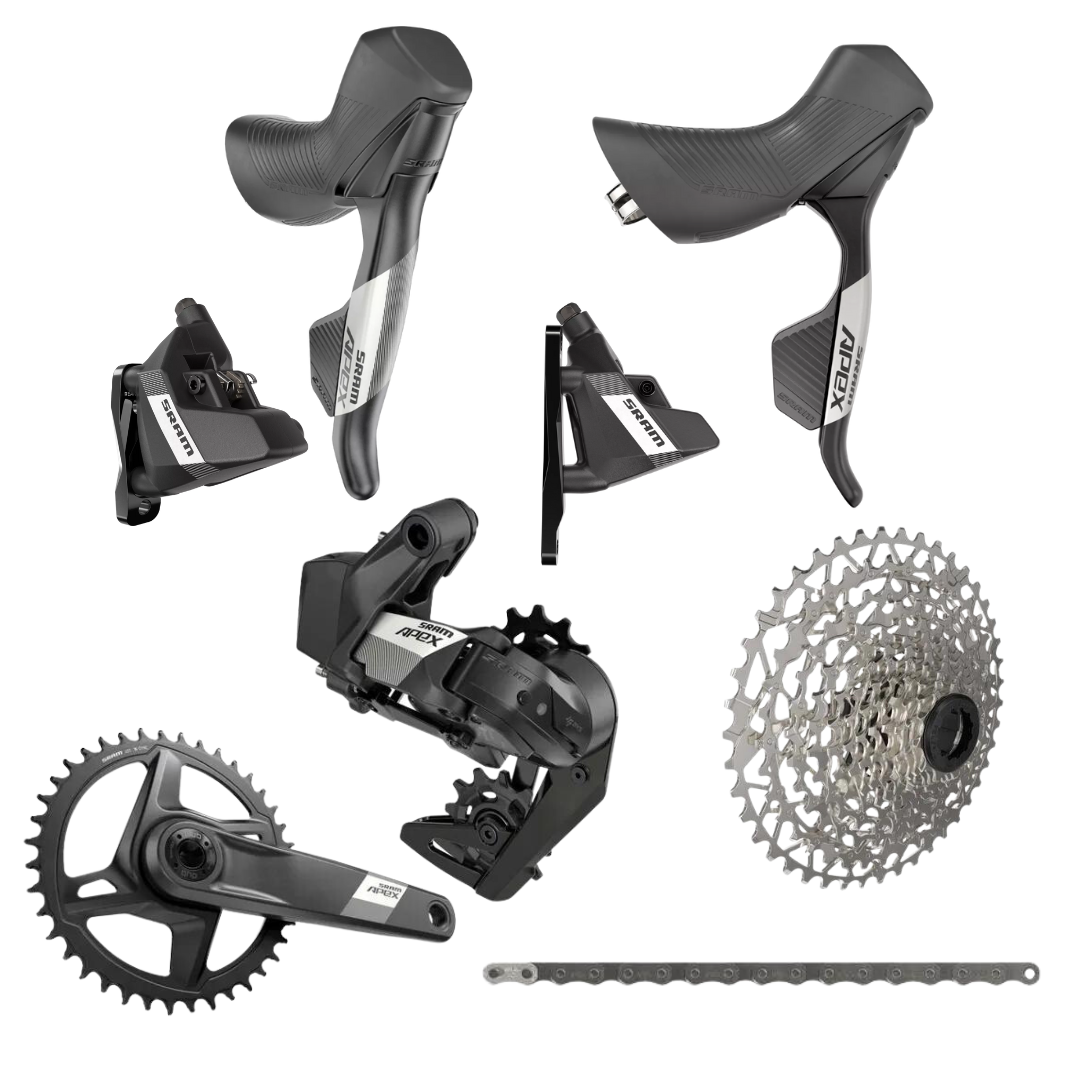 SRAM Apex AXS Gravel Groupset | Wireless 12-Speed Adventure Kit