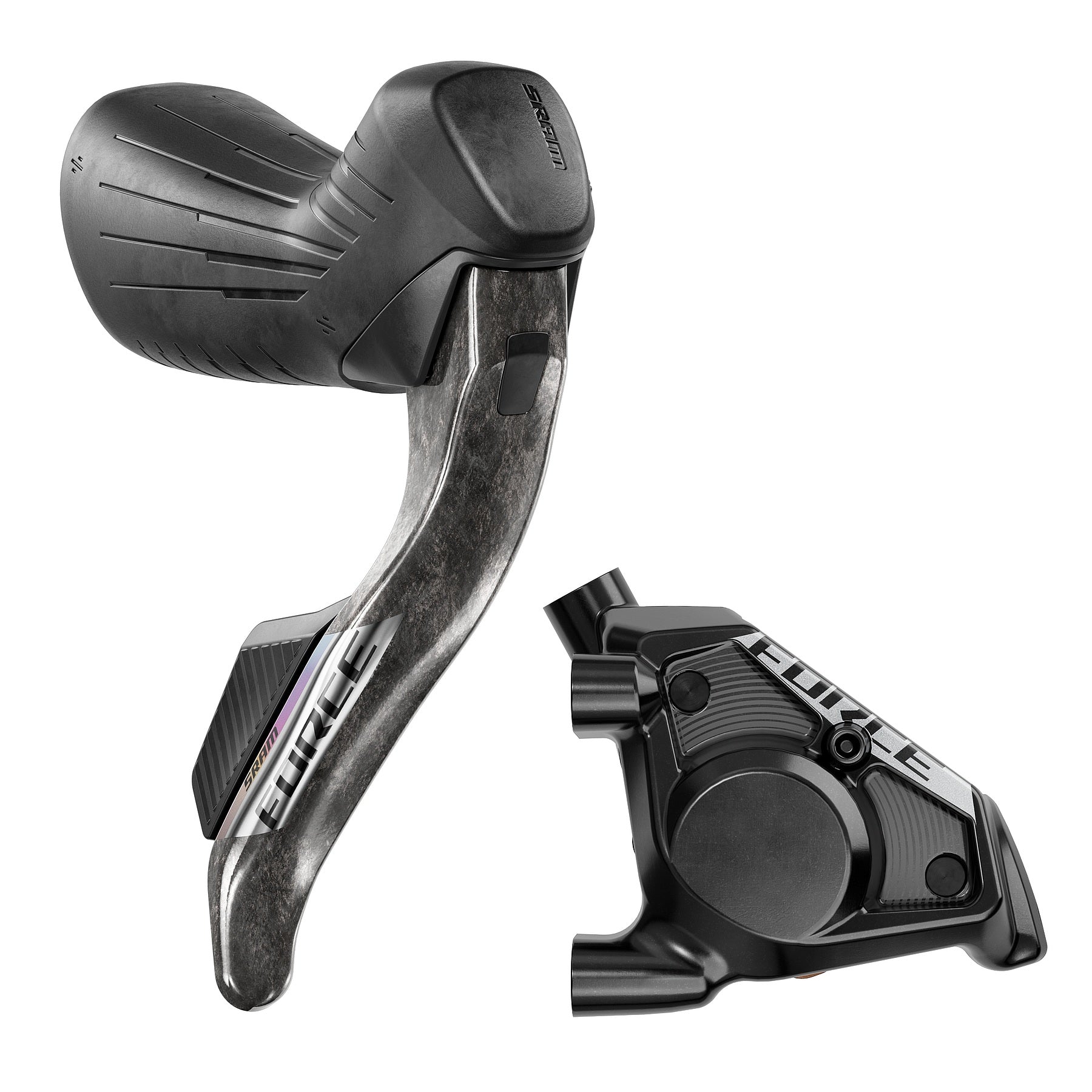 SRAM Force AXS E1 HRD 12-Speed Shifters with hydraulic disc brakes – wireless road bike controls for smooth shifting and braking