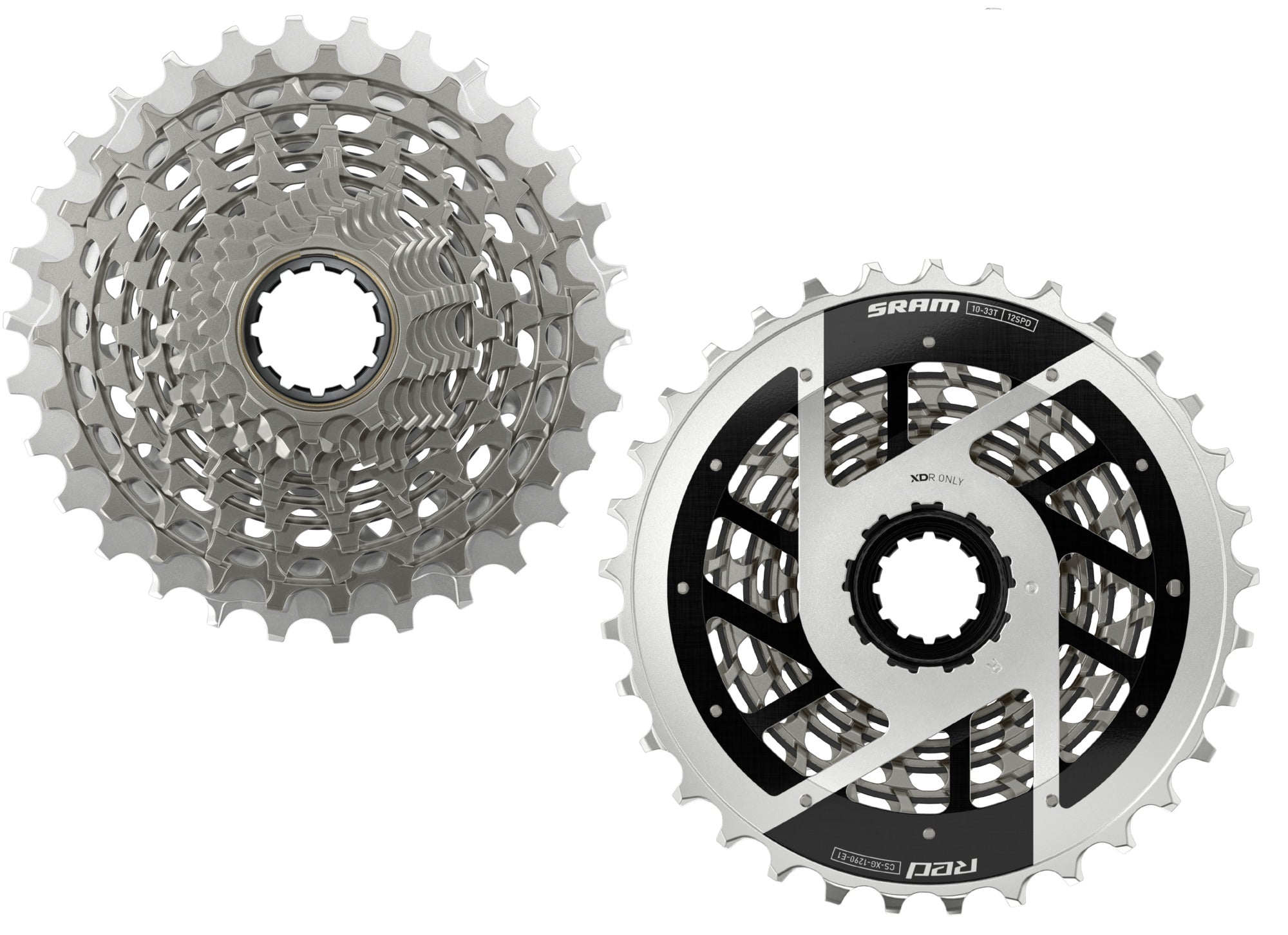 SRAM RED AXS E1 XG-1290 Cassette – 12-Speed Lightweight Road Gears 