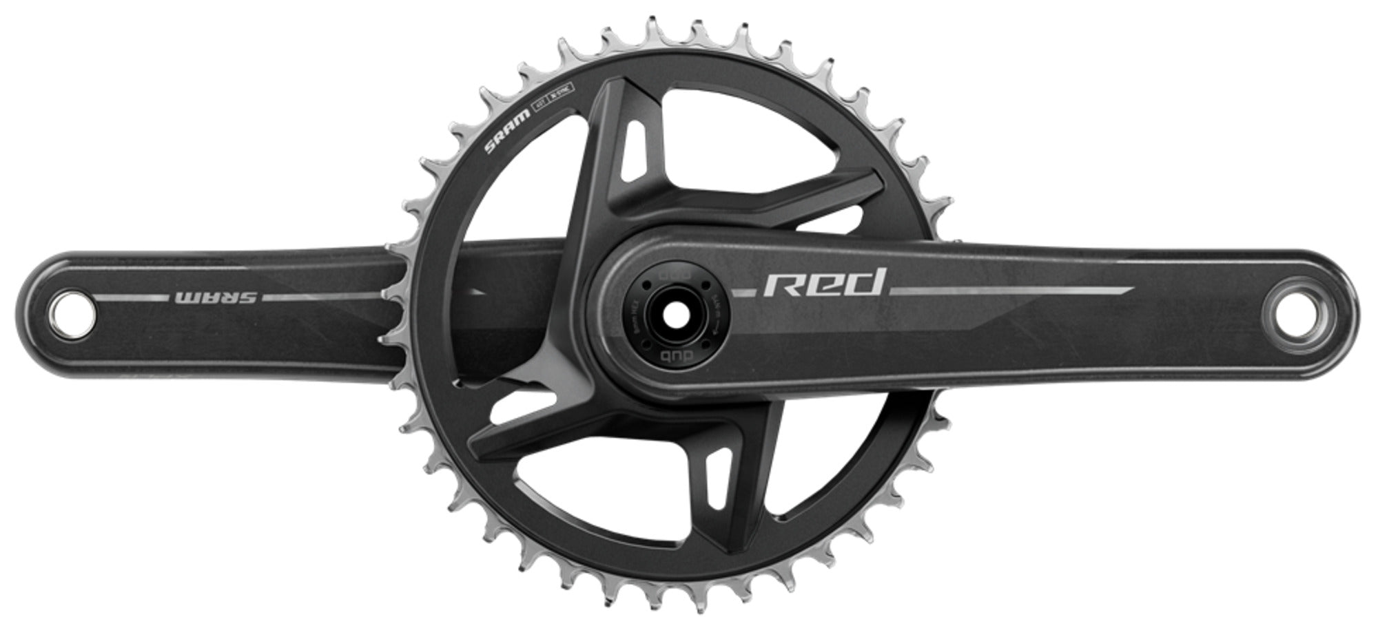 SRAM RED XPLR AXS E1 DUB-Wide Carbon Crankset 40T gravel bike crank