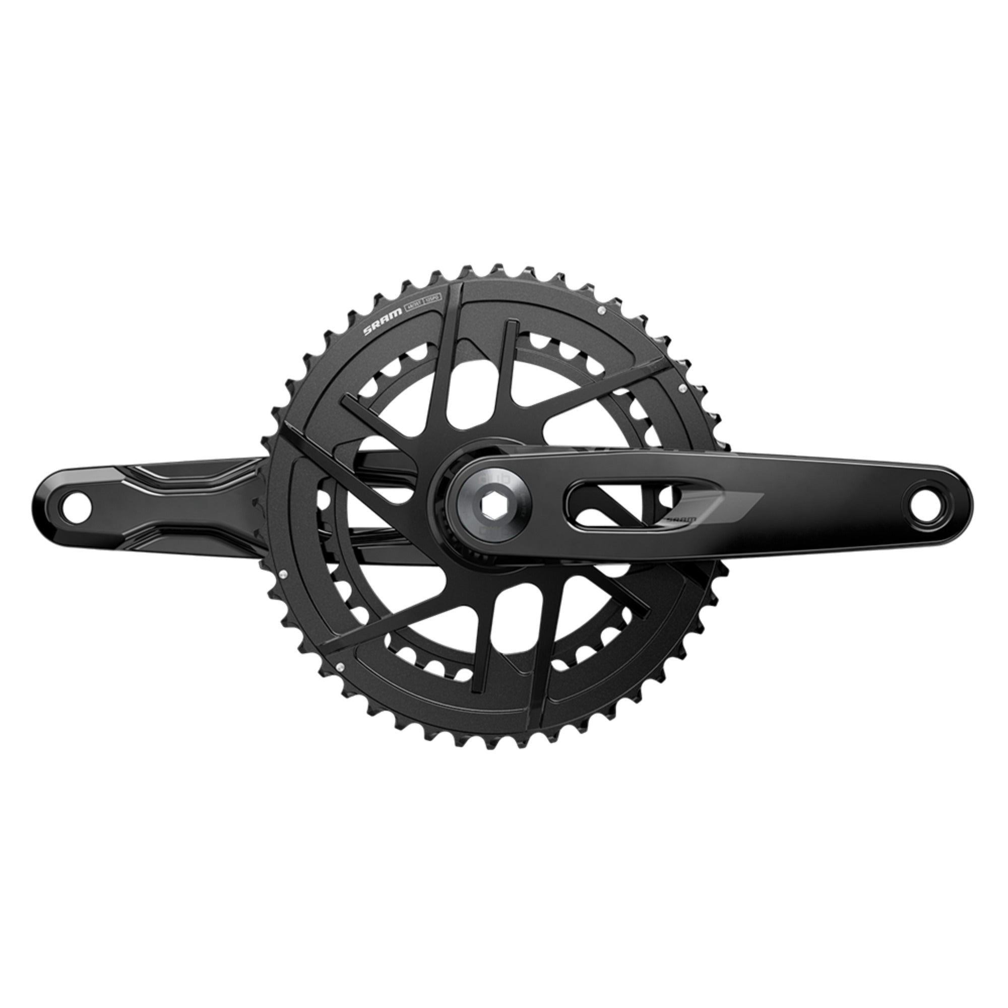 SRAM Rival AXS E1 46/33T DUB Crankset – lightweight 2x 12-speed road bike crankset for smooth power transfer and performance