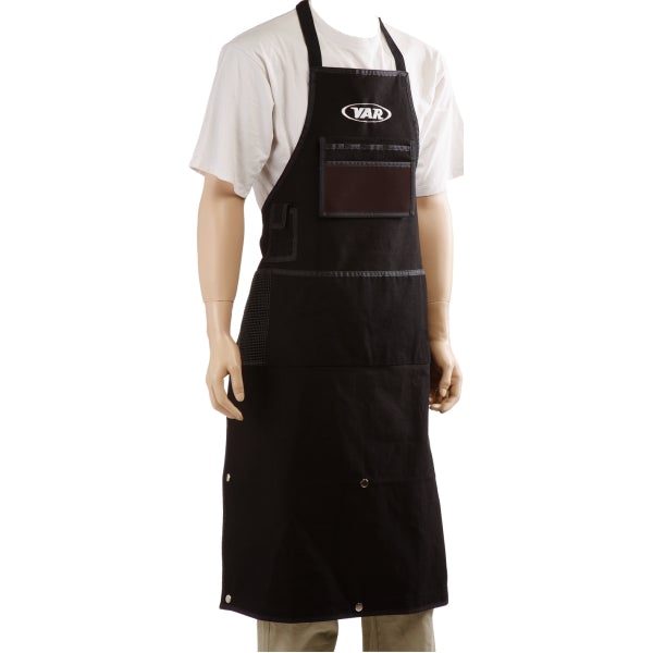 VAR AP-94800 Professional Workshop Apron durable mechanic apron with multiple tool pockets for organized and clean workshop use