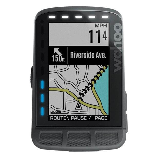 Cycling GPS computer and heart rate monitor