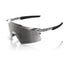 100% Aerocraft Sunglasses Gloss Black Chrome frame HiPER Silver Mirror Lens cycling eyewear