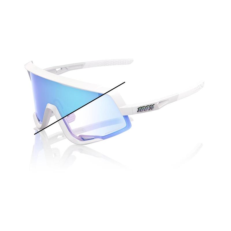 100% Glendale LE Bastille Blue Mirror Sunglasses Photochromic Lens cycling eyewear