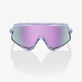 100% Glendale Polished Translucent Lavender Sunglasses with HiPER Lavender Mirror Lens providing UV protection and enhanced optical clarity