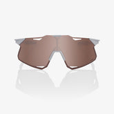 100% Hypercraft Matte Stone Grey Sunglasses with Hiper Crimson Silver Mirror Lens for high-clarity performance and style