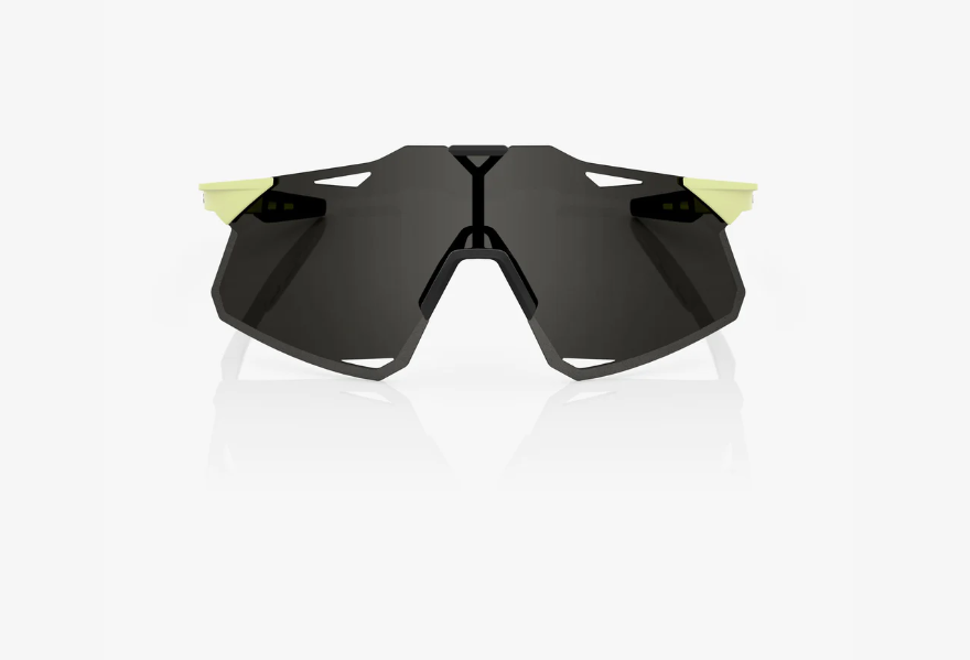 100% Hypercraft Soft Tact Glow Sunglasses Smoke Lens lightweight cycling eyewear