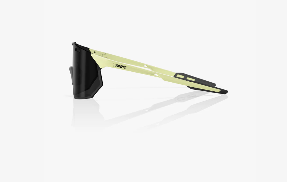 100% Hypercraft SQ Soft Tact Glow Sunglasses Black Mirror Lens cycling eyewear