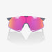 100% Hypercraft Tokyo Night Sunglasses, Purple Multilayer Mirror Lens