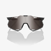 100% Hypercraft XS Matte Black Sunglasses with Smoke Lens providing UV protection clear vision and lightweight cycling performance
