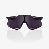 100% Hypercraft XS Matte Metallic Digital Brights Sunglasses with Dark Purple Lens providing UV protection and sharp vision for cycling performance