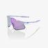 100% Hypercraft XS Soft Tact Lavender Sunglasses with HiPER Lavender Mirror Lens providing UV protection and clear optical performance