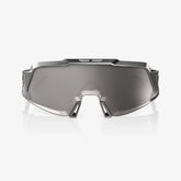 100% Korbin X gloss black chrome sunglasses with HiPER silver chrome lens for cycling and outdoor performance