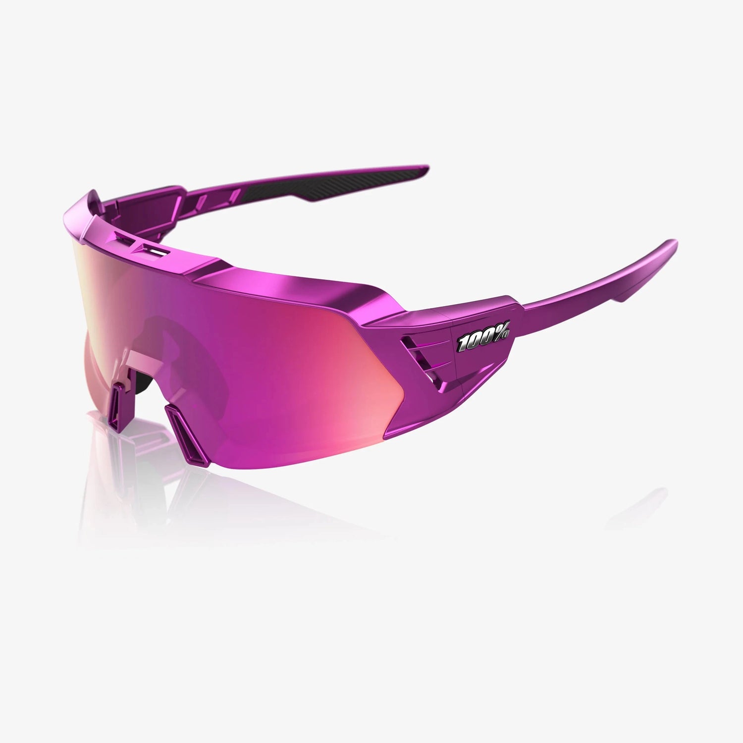 100% Korbin X Purple Chrome Sunglasses – Purple Multilayer