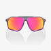 100% Norvik Tokyo Night Sunglasses, Purple Multilayer Mirror