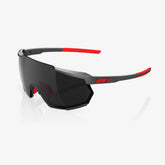 100% Racetrap 3.0 Matte Gunmetal Sunglasses Black Mirror Lens cycling performance eyewear